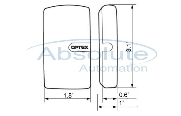 Absolute Optex TC10U Wireless Door/Window Sensor 4 Absolute Optex TC10U Wireless Door/Window Sensor - Image 4