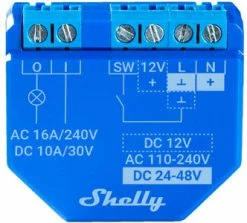 Absolute Shelly Plus 1 UL WiFi Smart Relay With Dry Contact Input